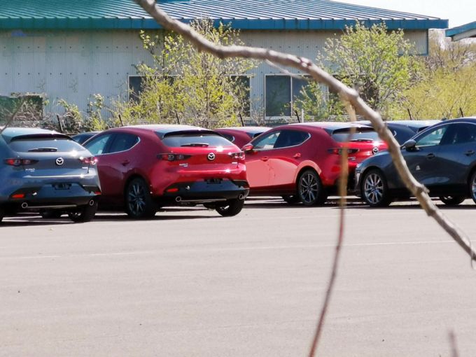 新型Mazda3を苫小牧で確認！全道配備も近い？？