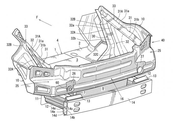 マツダ、クーペボディを想定した車体構造の特許取得