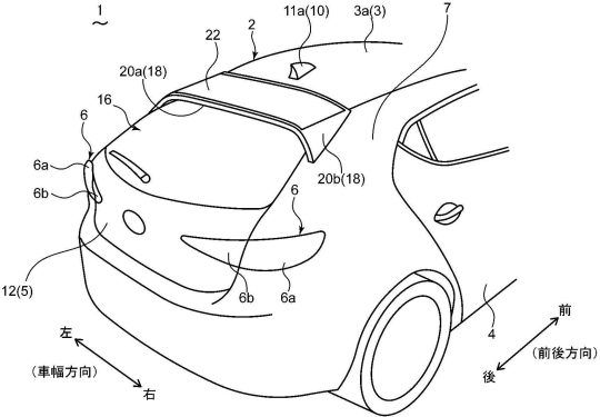 マツダ、Mazda3のような車両の上部構造に関して特許を取得